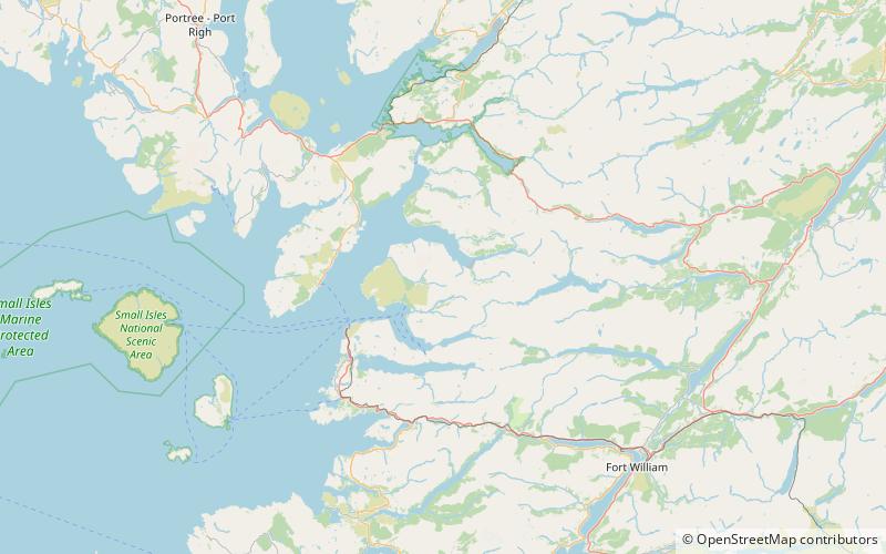 Ladhar Bheinn location map