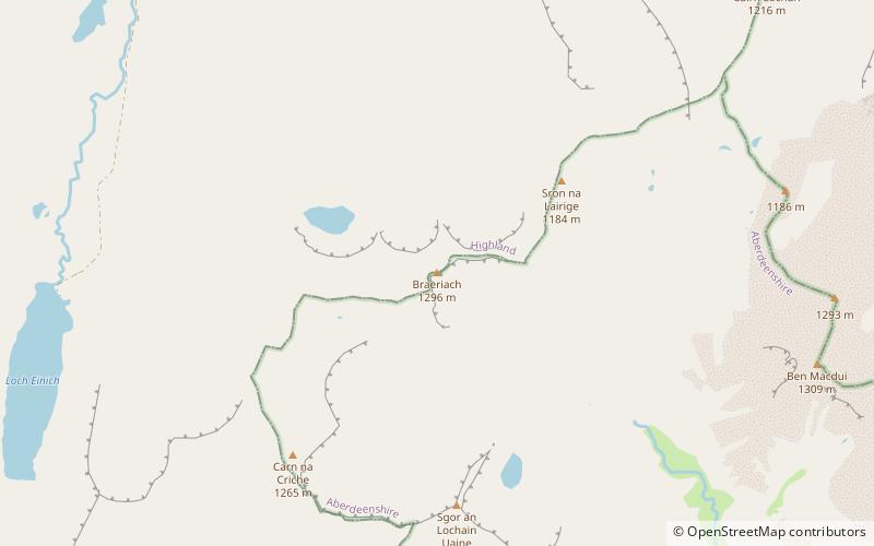 Braeriach location map