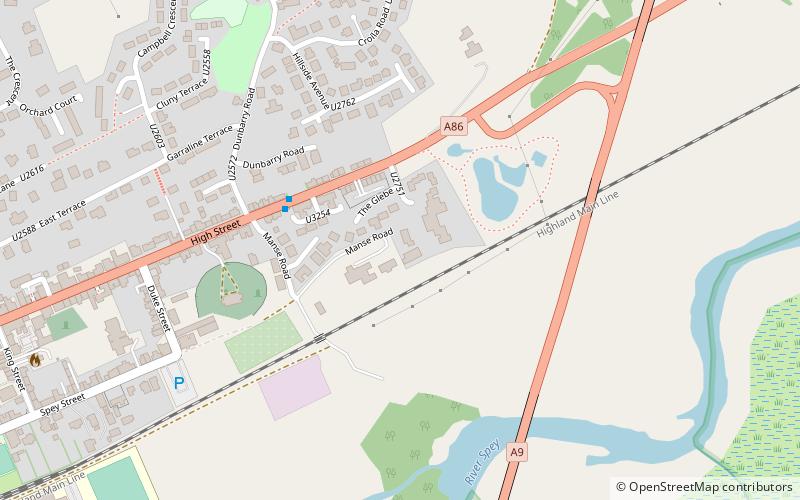 Highland Folk Museum location map