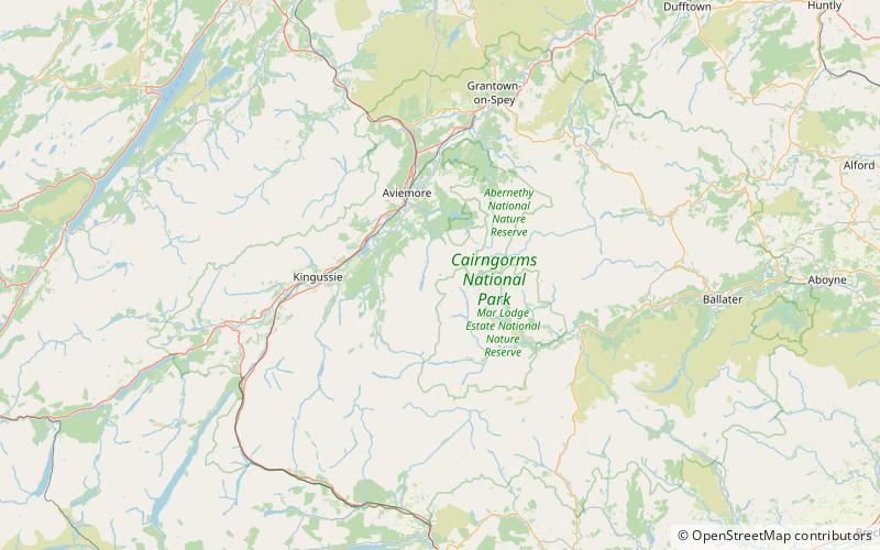 Loch Coire an Lochain location map