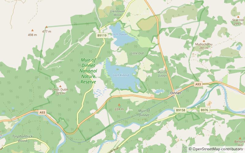 Loch Kinord location map