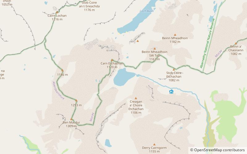 Loch Etchachan location map
