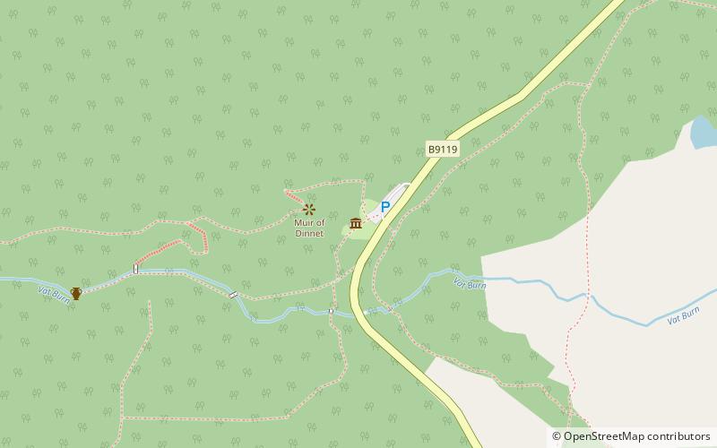 burn ovat visitors centre park narodowy cairngorms location map