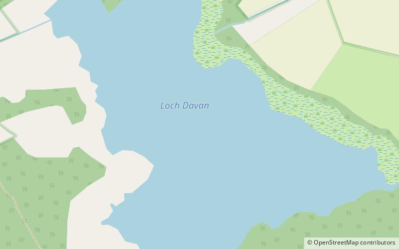 Loch Davan location map