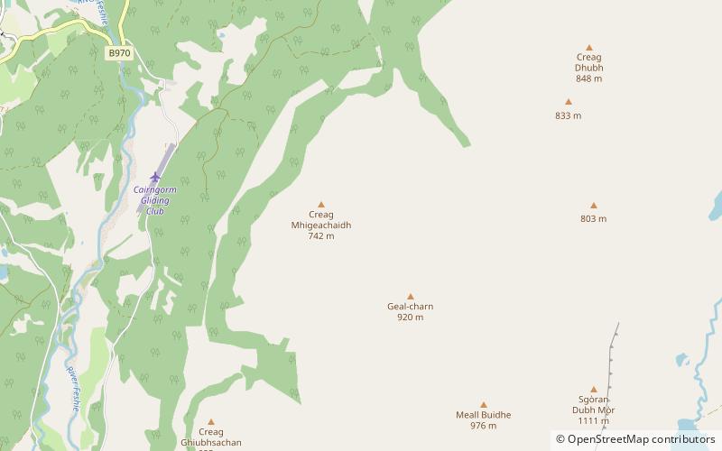 Invereshie and Inshriach National Nature Reserve location map