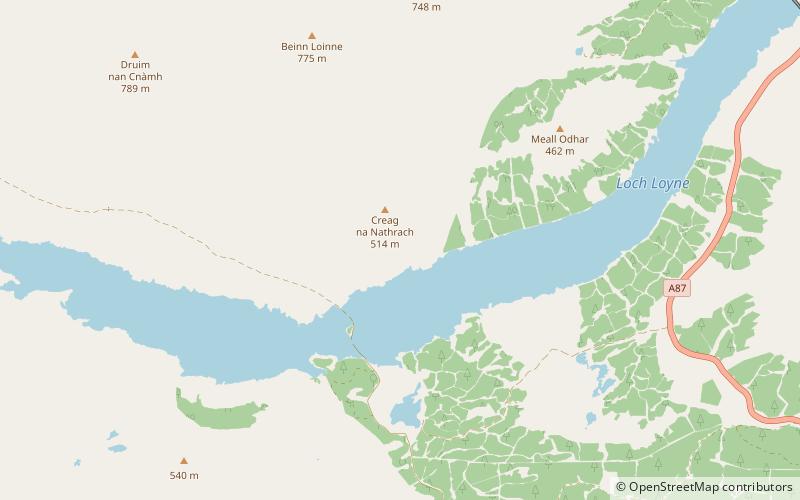 Loch Loyne location map
