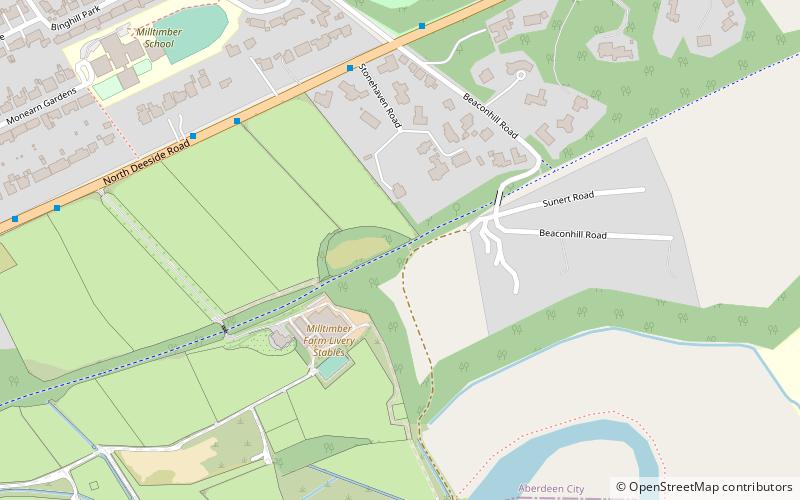 Deeside Way location map