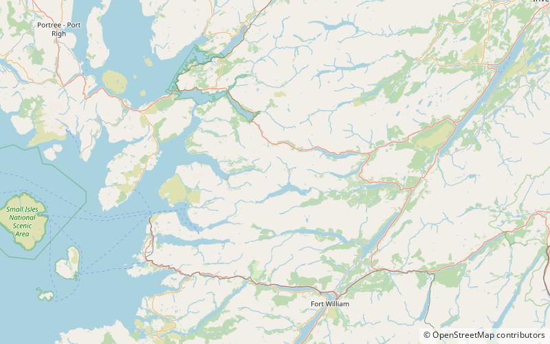 Sgùrr a’ Mhaoraich location map
