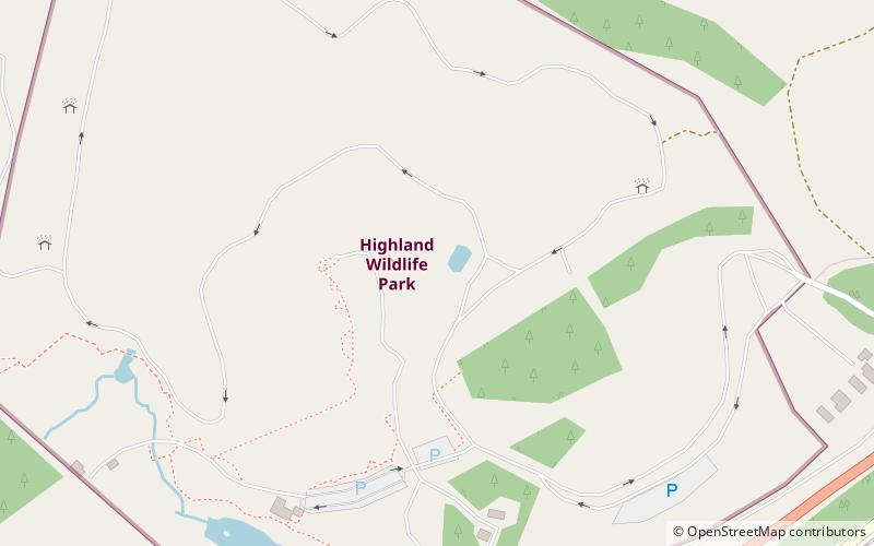 Highland Wildlife Park location map