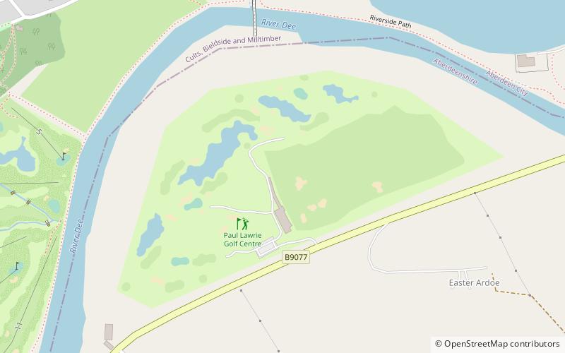 Paul Lawrie Golf Centre location map
