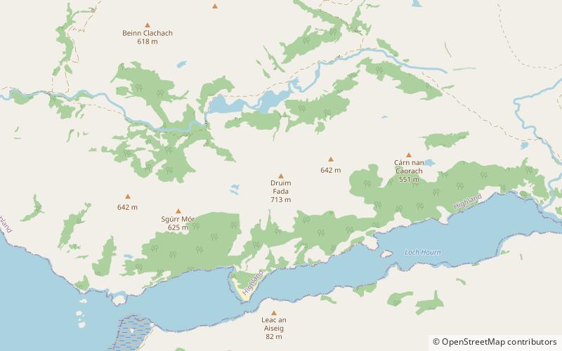 Druim Fada location map
