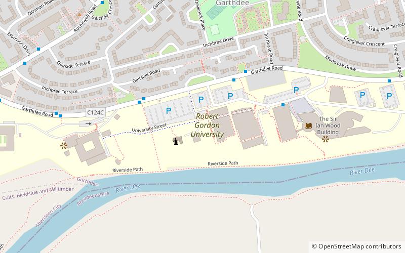 Robert Gordon University - International location map