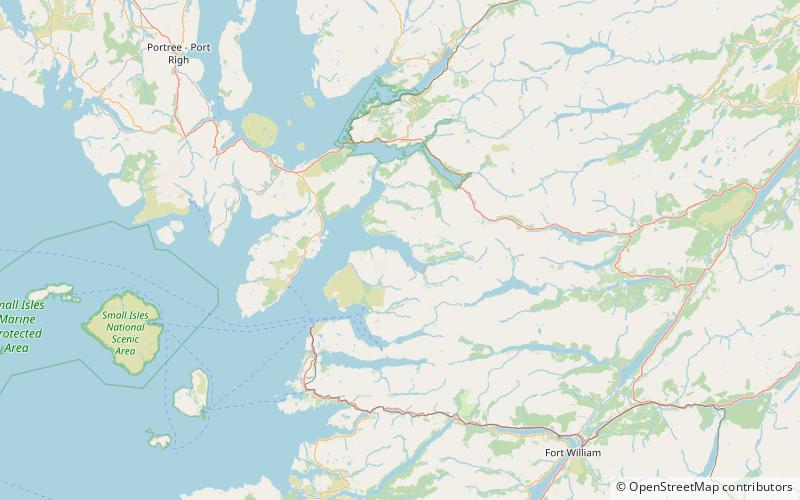 Loch Hourn location map