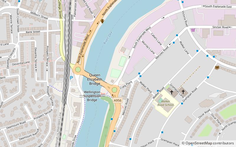 Aberdeen University Boat Club location map