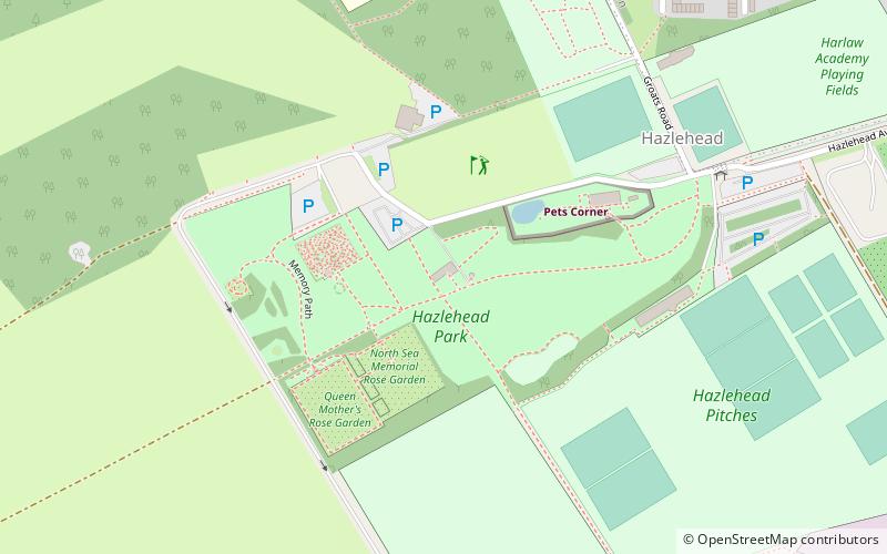 Hazlehead Park location map