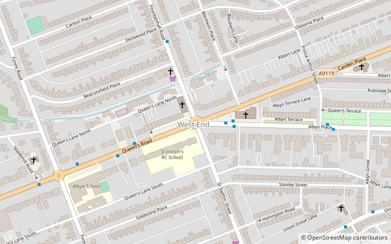 Queen's Cross location map