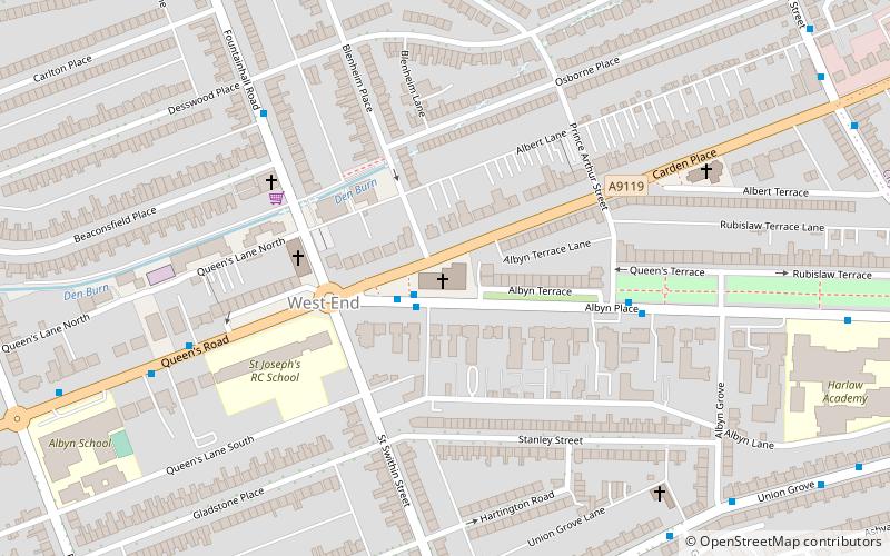 Queen's Cross Church location map