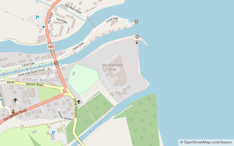 Fort Augustus Abbey location map