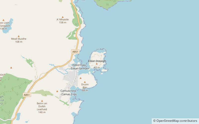 Ornsay location map
