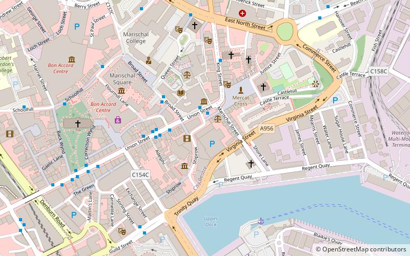 Grosvenor Casino Aberdeen location map