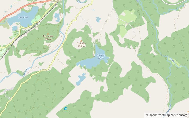 Loch an Eilein location map