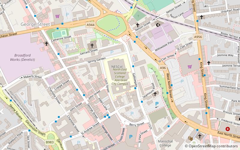 North East Scotland College location map