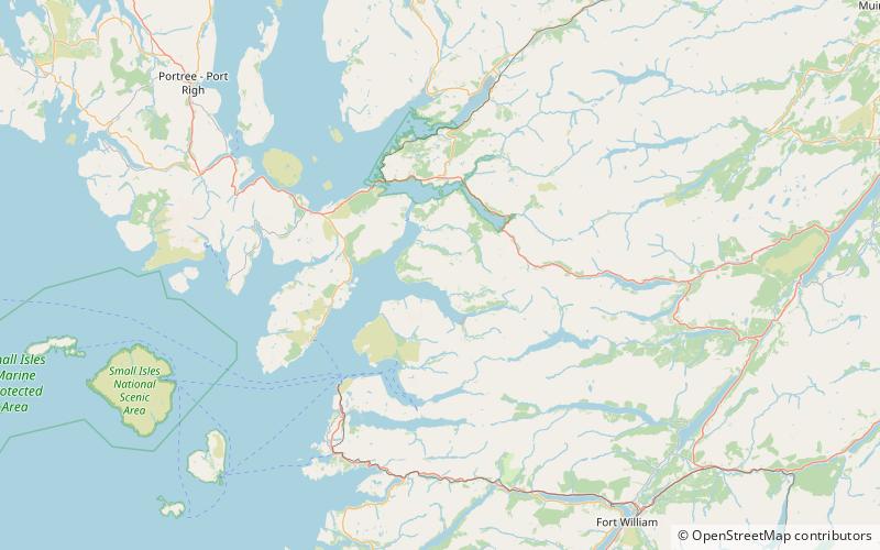 Beinn Sgritheall location map