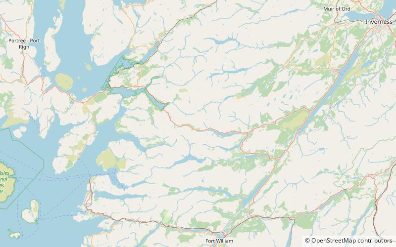 Aonach Meadhoin location map