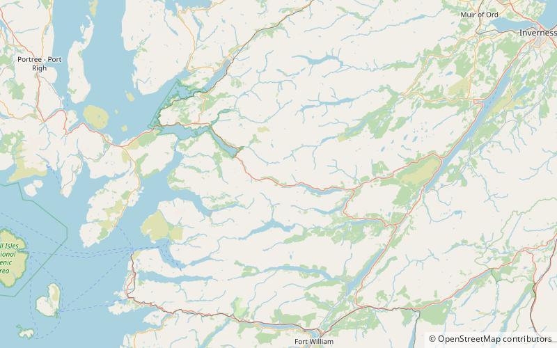 Sgùrr a’ Bhealaich Dheirg location map