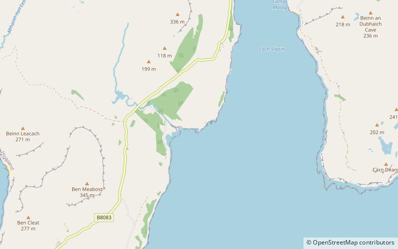 Dun Ringill location map