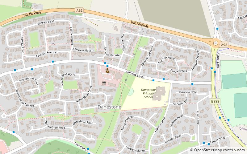 danestone congregational church aberdeen location map