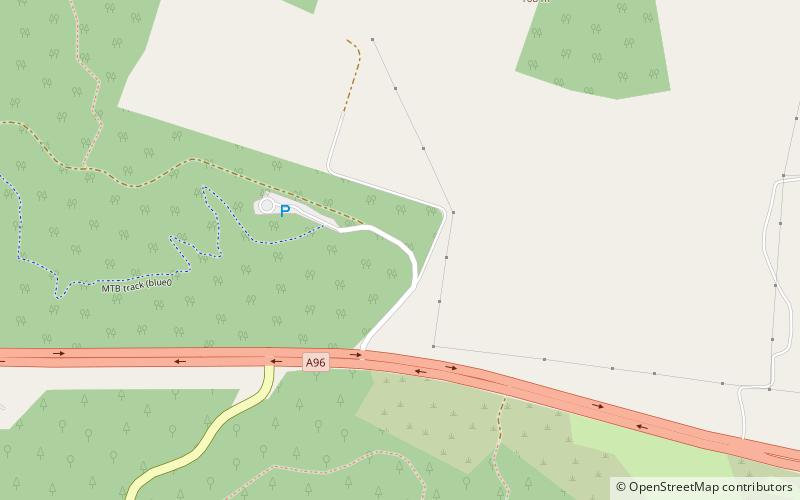 Kirkhill Forest location map