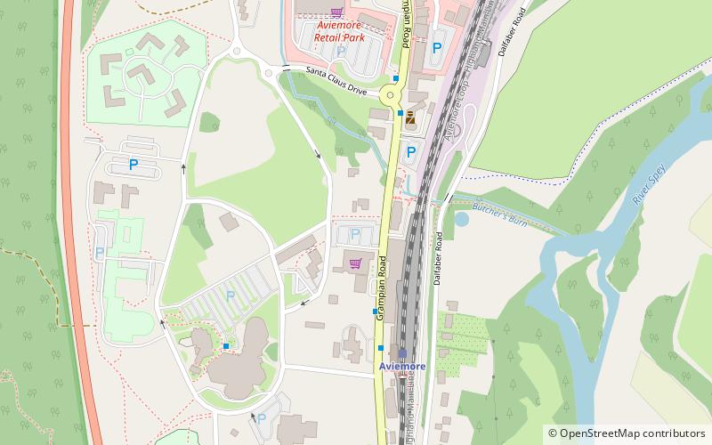 badenoch aviemore location map