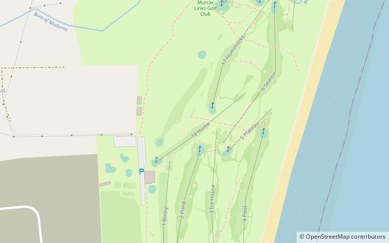 Murcar Links Golf Club location map