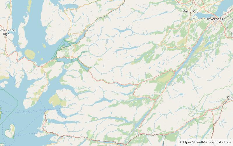Mullach Fraoch-choire location map