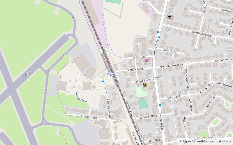 Formartine and Buchan Way location map