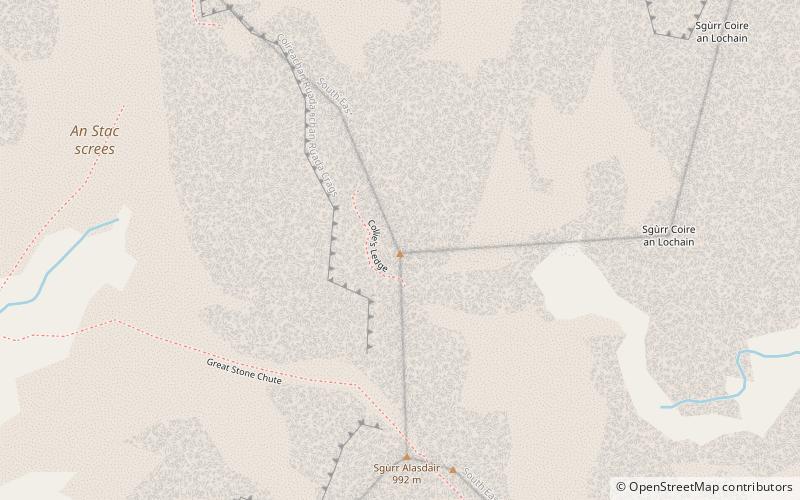 Sgùrr MhicChoinnich location map