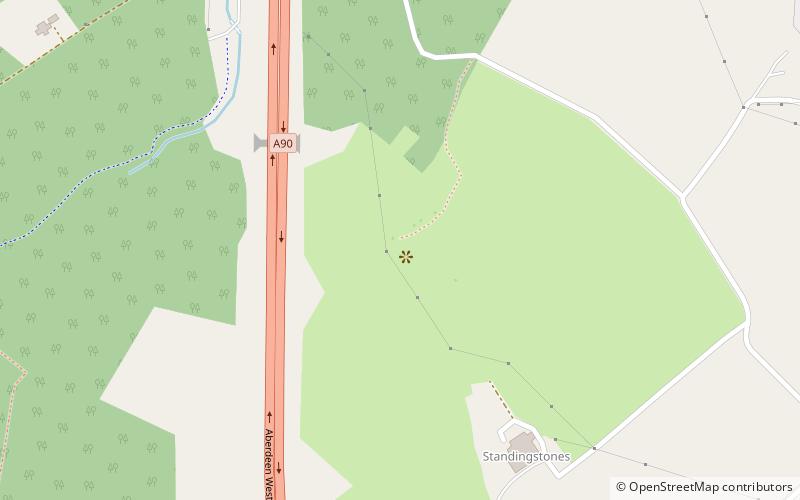 tyrebagger aberdeen location map