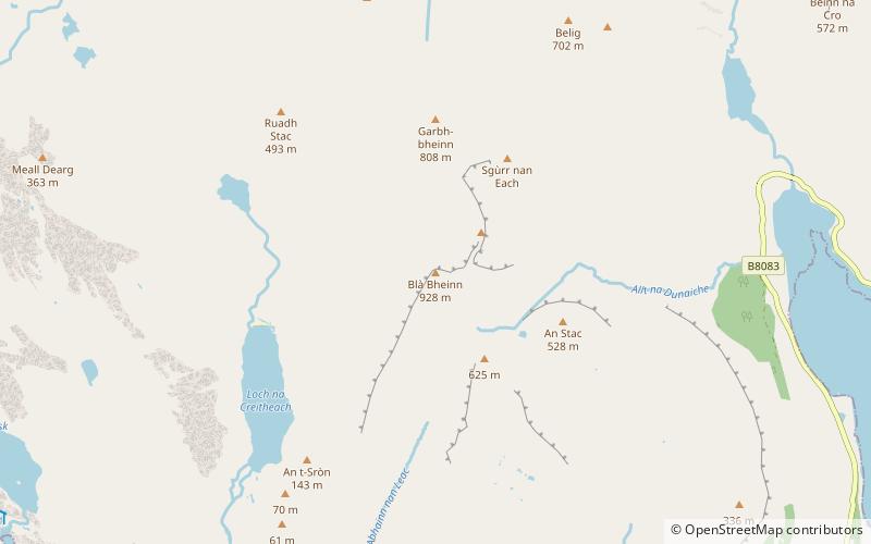 Blaven location map