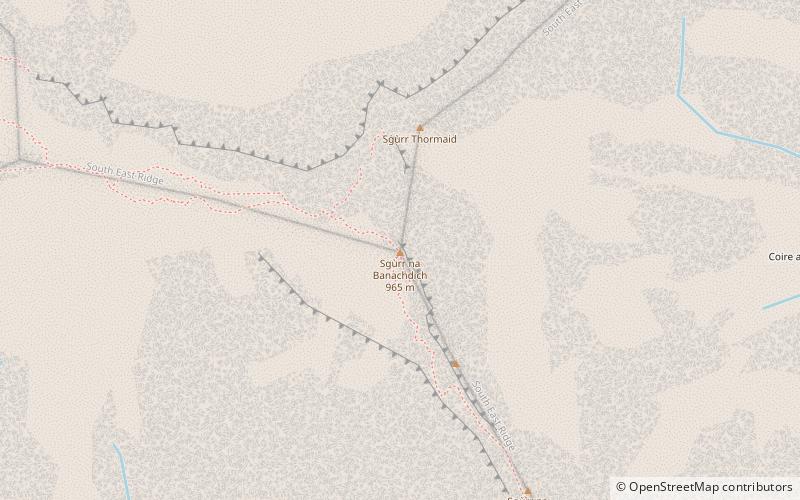 Sgùrr na Banachdaich location map