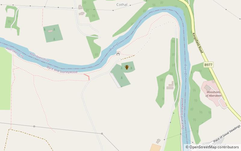 Piktensteine von Dyce location map