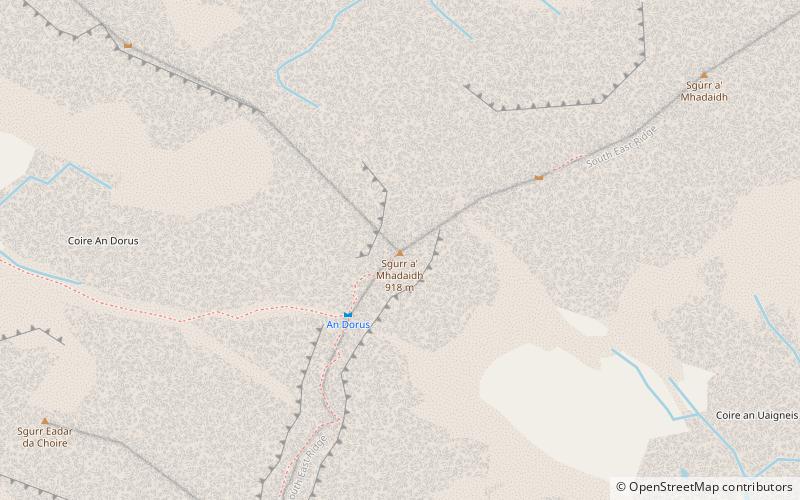 Sgùrr a' Mhadaidh location map