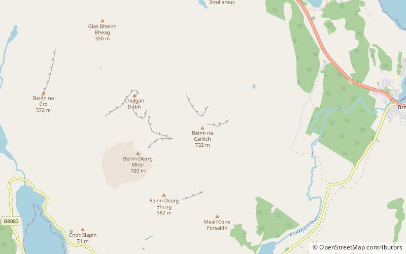 Beinn na Caillich location map