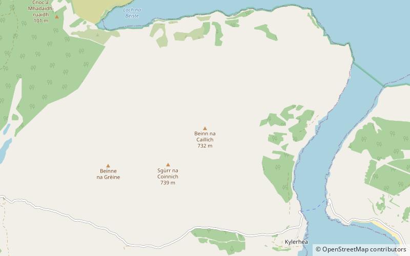 Beinn na Caillich location map