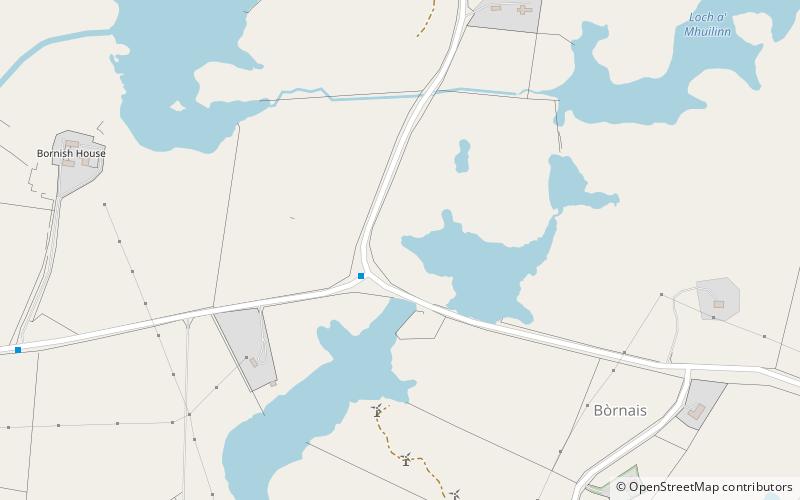 Bornish location map
