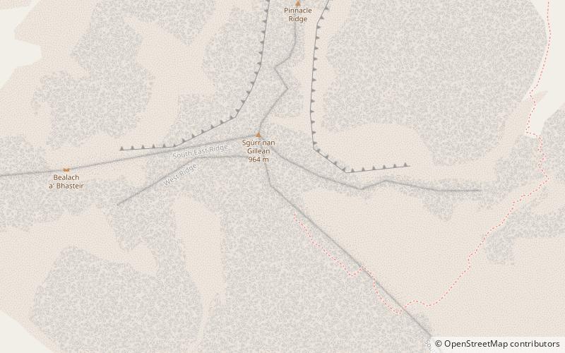 Sgurr nan Gillean location map