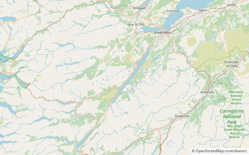 Meall Fuar-mhonaidh location map