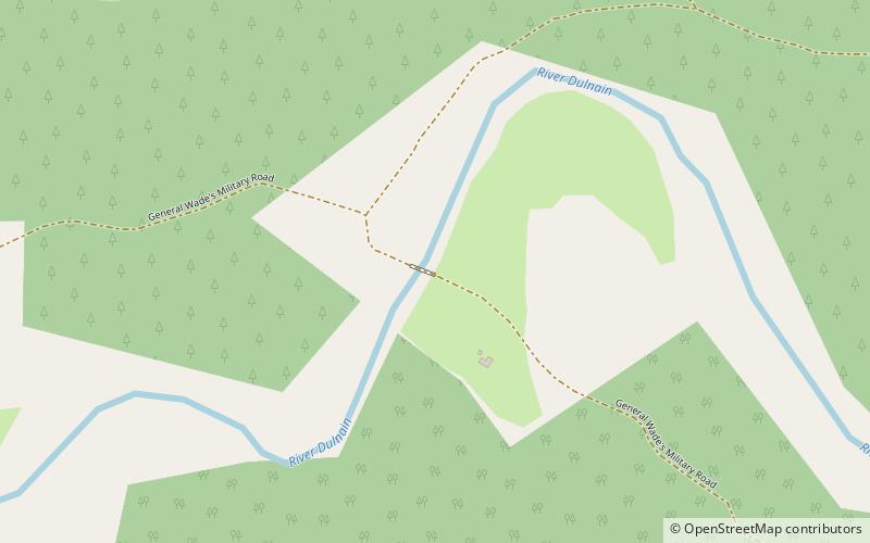 Sluggan Bridge location map