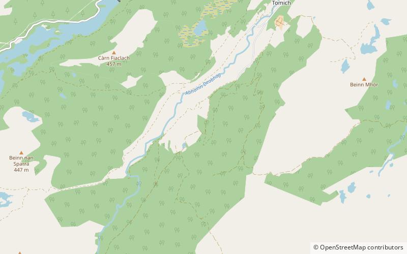 guisachan fall fort augustus location map