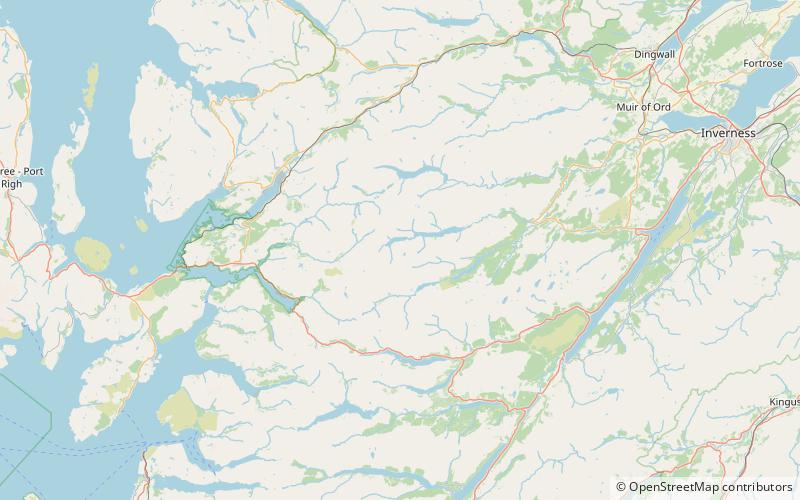 Beinn Fhionnlaidh location map
